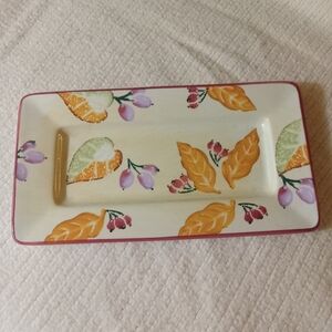 Vintage Home Floral Tray